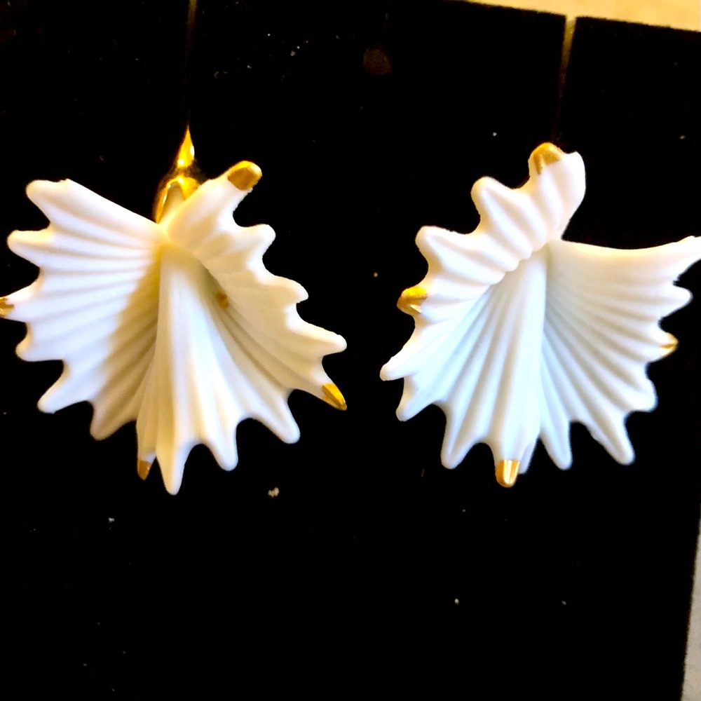 COPY - LLADRO 18 carat gold earrings. NIB. Never worn.
